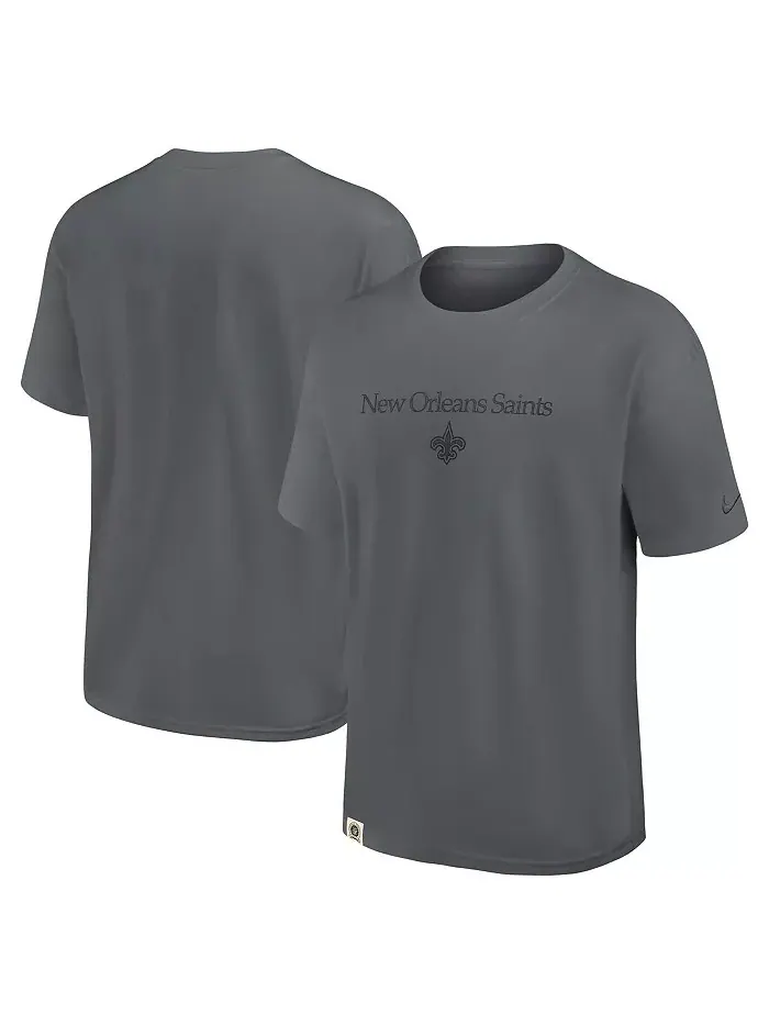 Мужская серая футболка New Orleans Saints Glory Max90 Nike — изображение 1 из 3