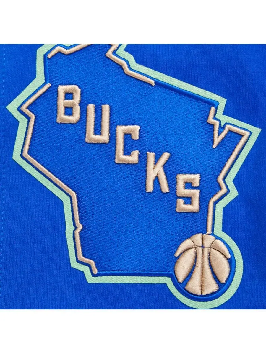Мужские шорты Royal Milwaukee Bucks 2023/24 City Edition DK Pro Standard — изображение 2 из 4, королевский