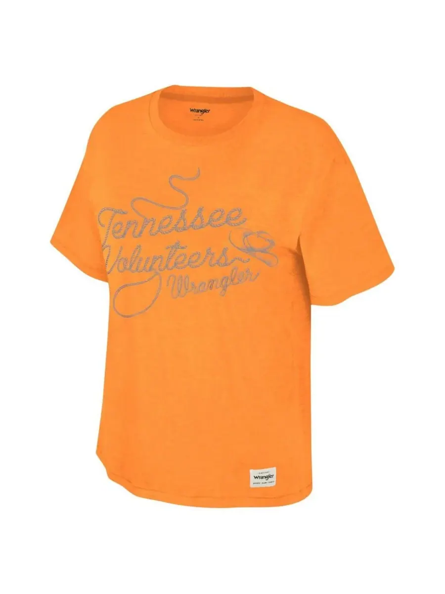 Colosseum Женская футболка Wrangler Tennessee Orange Tennessee Volunteers Lasso Oversized — изображение 3 из 3, оранжевый