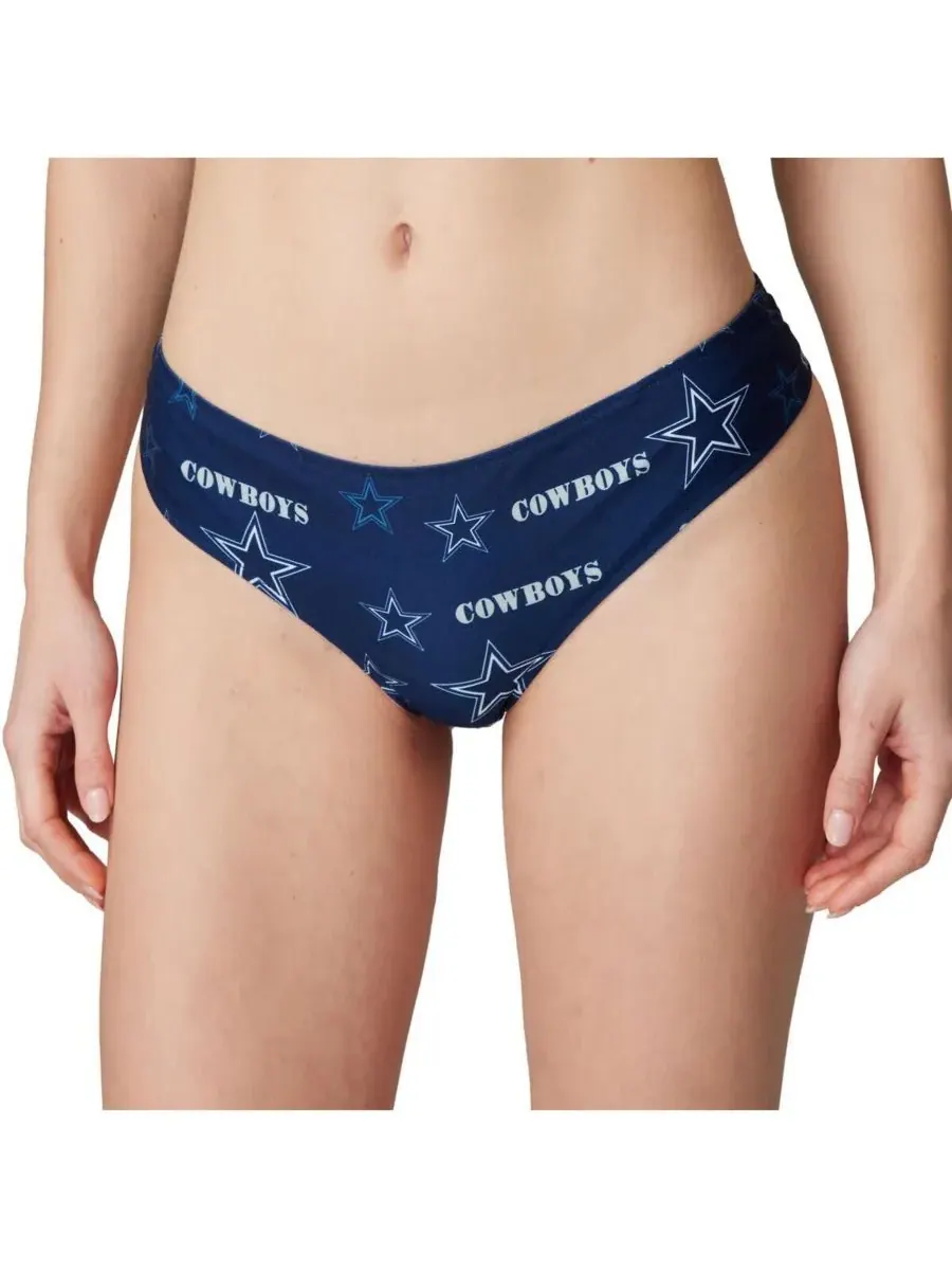 Concepts Sport Женские темно-синие стринги с мозаичным принтом Dallas Cowboys