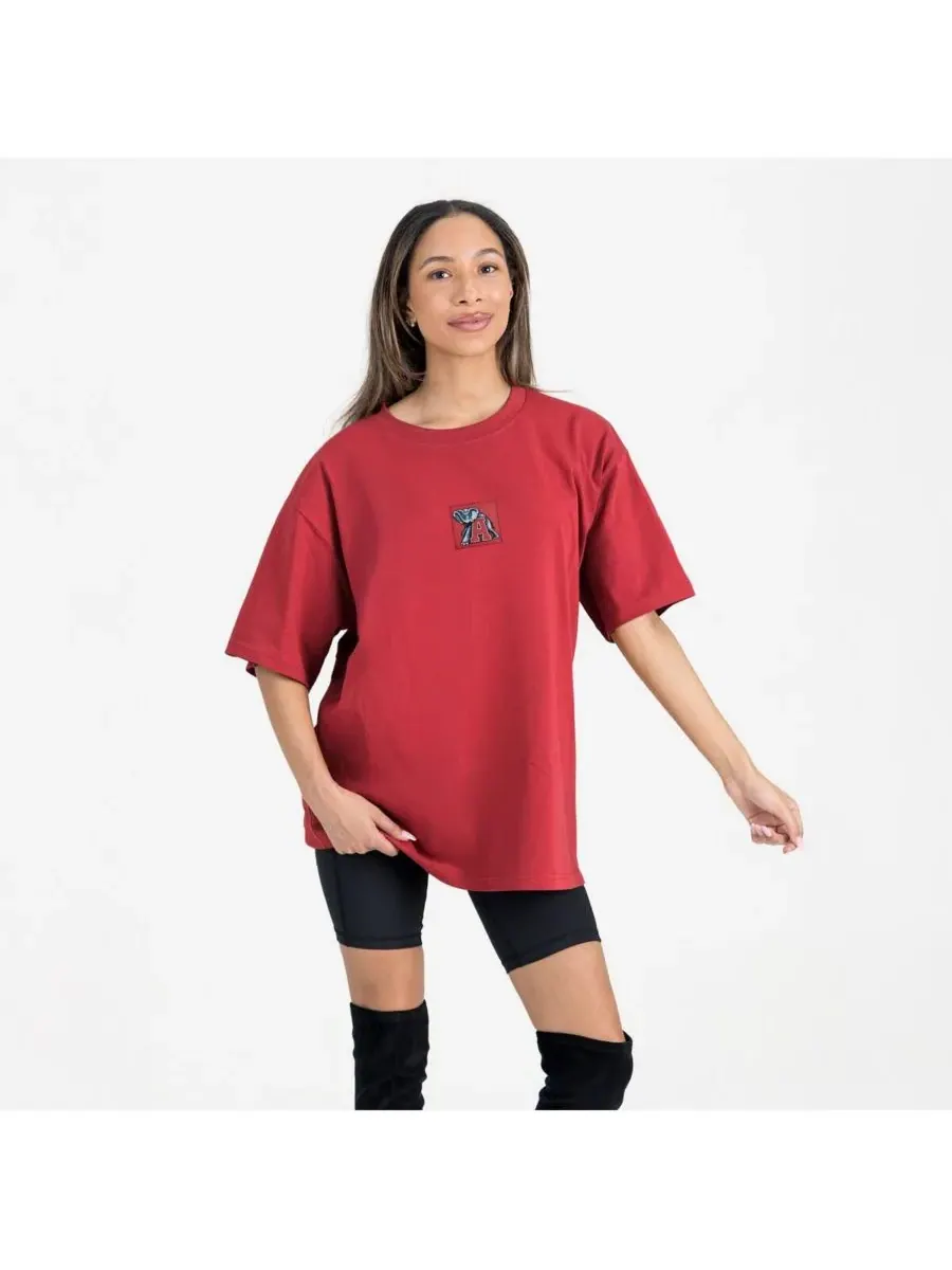 Gameday Couture Женская футболка оверсайз с надписью "Crimson Alabama Crimson Tide" — изображение 1 из 5, красный