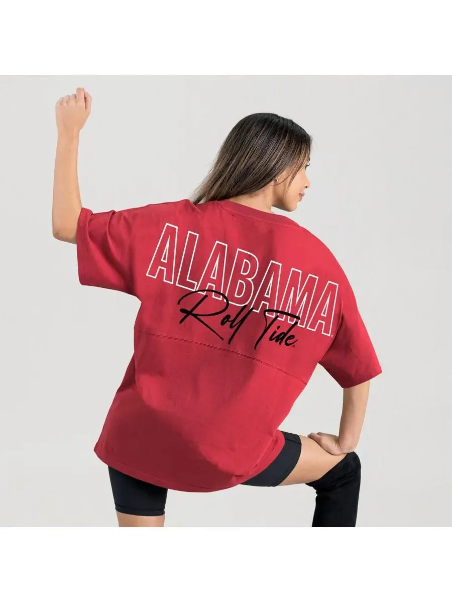 Gameday Couture Женская футболка оверсайз с надписью "Crimson Alabama Crimson Tide" — изображение 2 из 5, красный