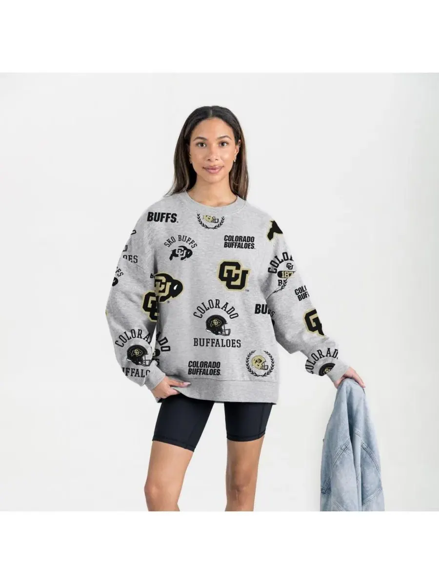 Gameday Couture Женская серая флисовая толстовка Colorado Buffaloes Always on Repeat