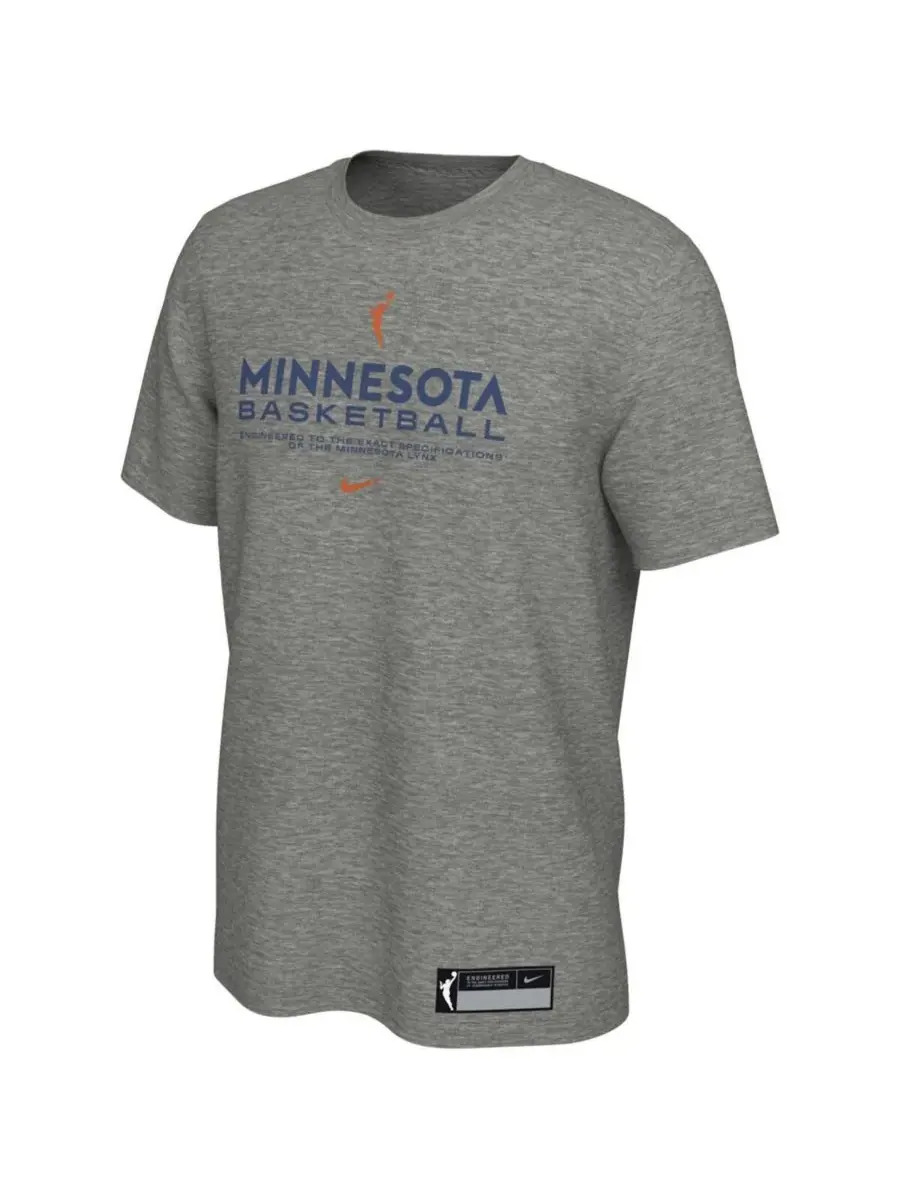 Nike Футболка для тренировок Big Boys and Girls Heather Gray Minnesota Lynx Legend — изображение 1 из 1, серый
