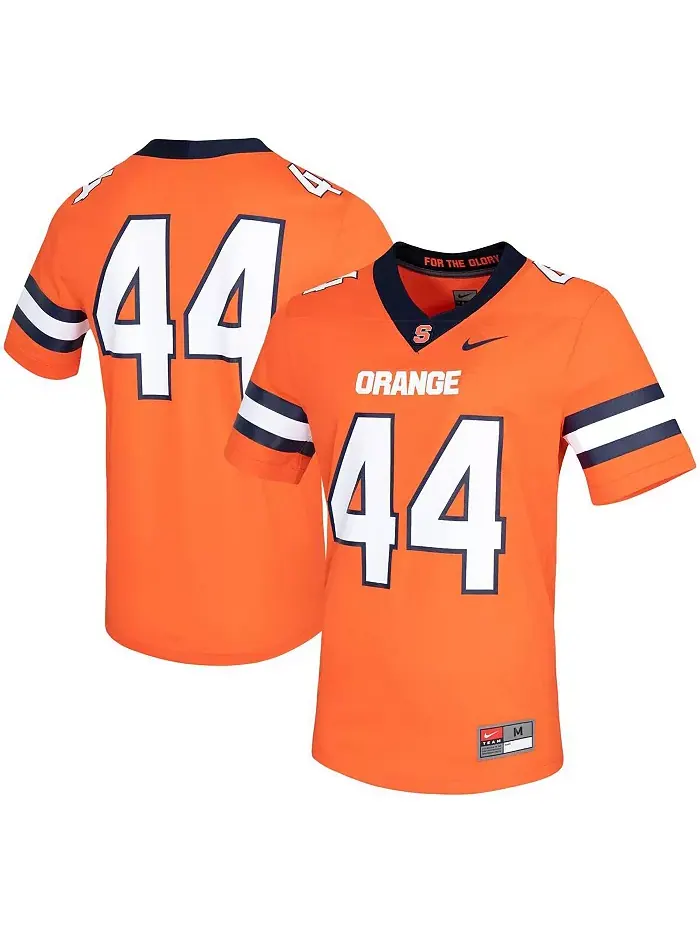 Мужская игровая футболка #44 Orange Syracuse Orange Untouchable Nike