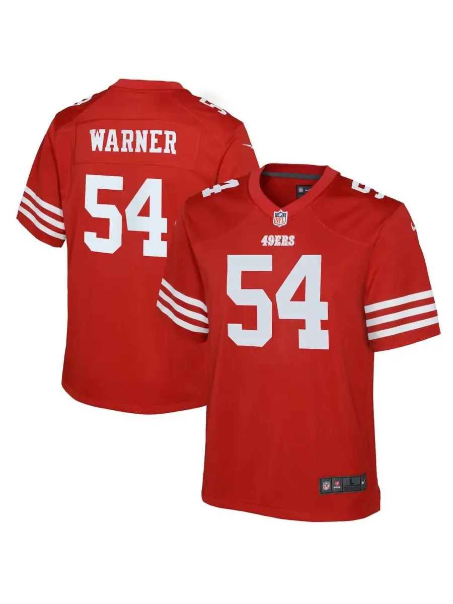 Игровая футболка Big Boys Warner San Francisco 49ers Nike — изображение 1 из 3, красный