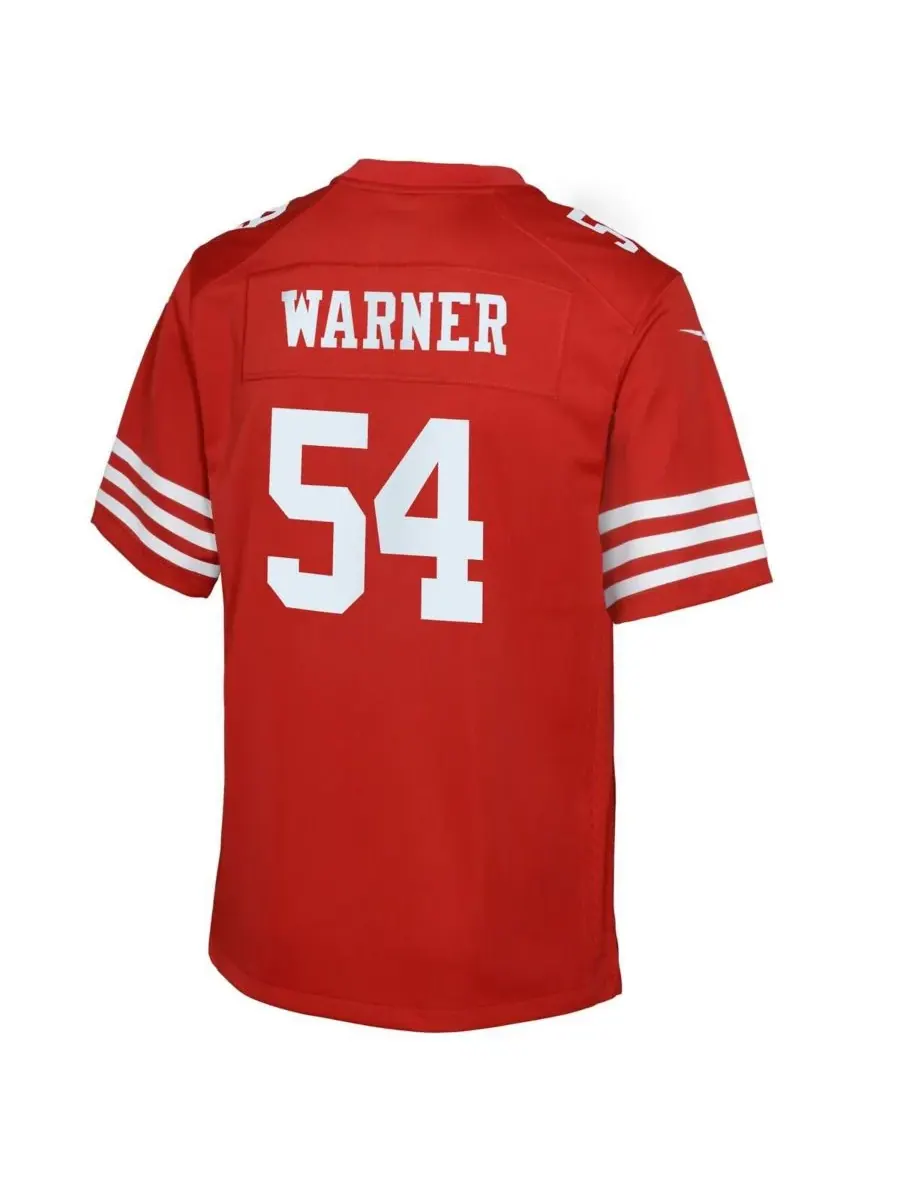 Игровая футболка Big Boys Warner San Francisco 49ers Nike — изображение 2 из 3, красный