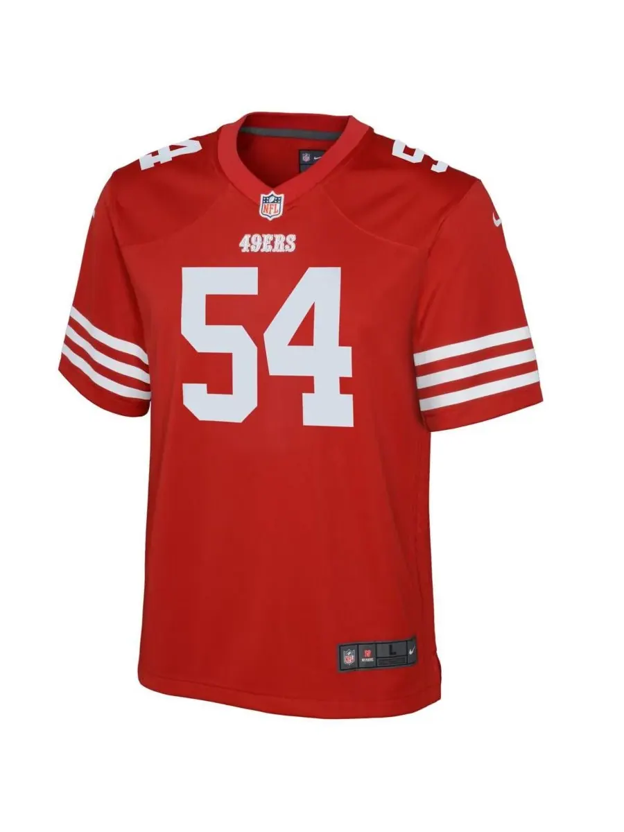 Игровая футболка Big Boys Warner San Francisco 49ers Nike — изображение 3 из 3, красный