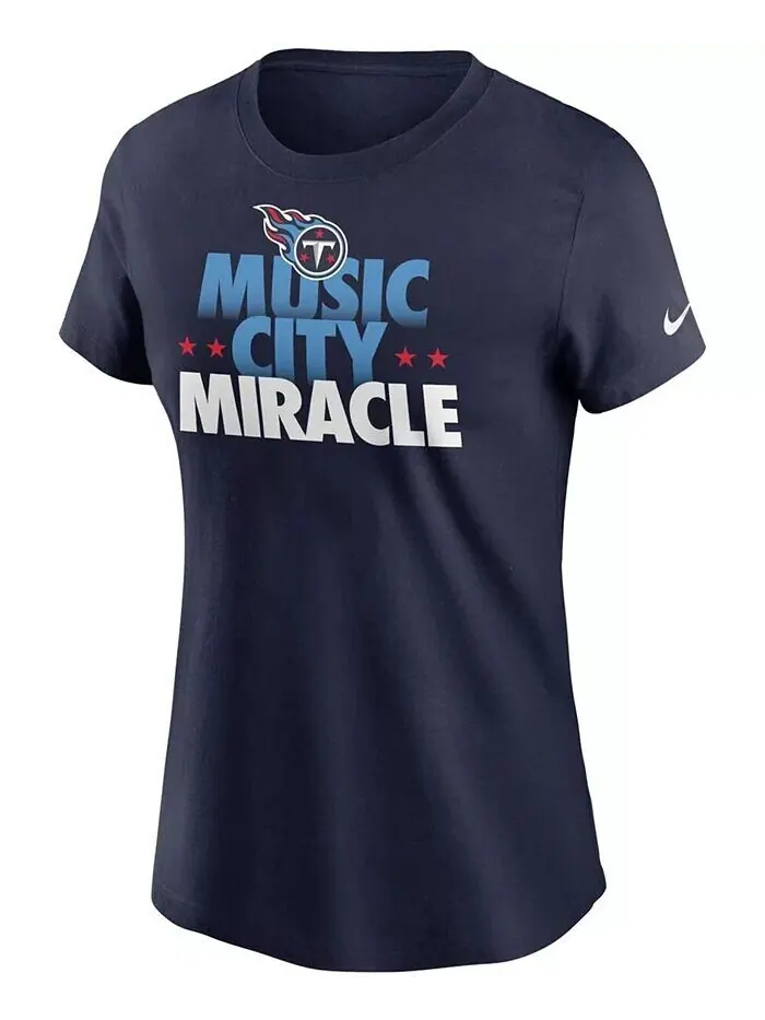 Женская темно-синяя футболка Tennessee Titans Hometown Collection Nike — изображение 3 из 3