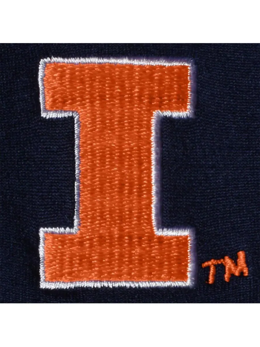 ZooZatz Женские флисовые леггинсы цвета морской волны с символикой команды Illinois Fighting Illini — изображение 2 из 2