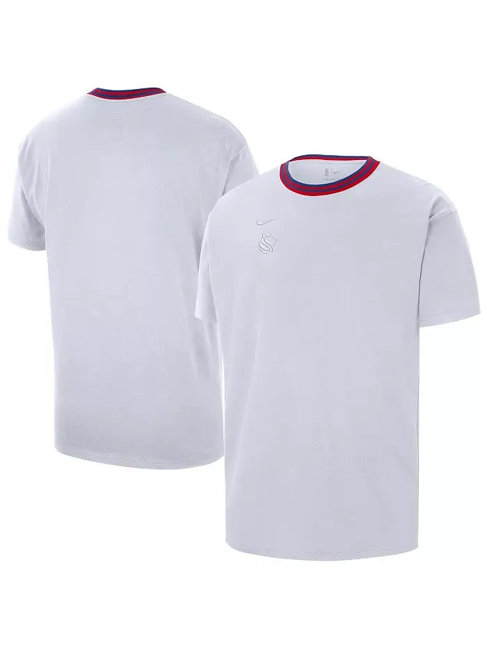 Мужская белая футболка Sacramento Kings City Edition Courtside Premium Nike — изображение 1 из 3