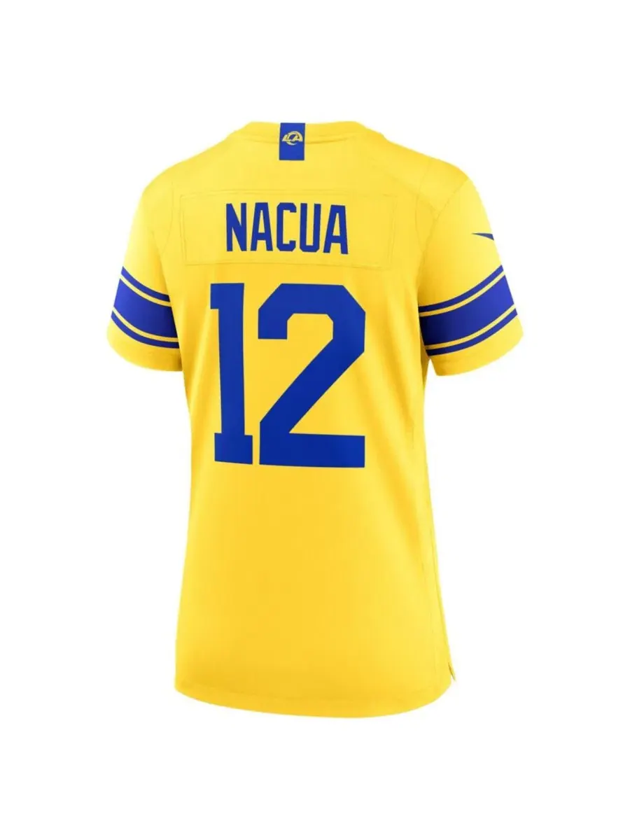Игровая футболка Nike Puka Nacua Los Angeles Rams Classic Sol — изображение 3 из 3, золото