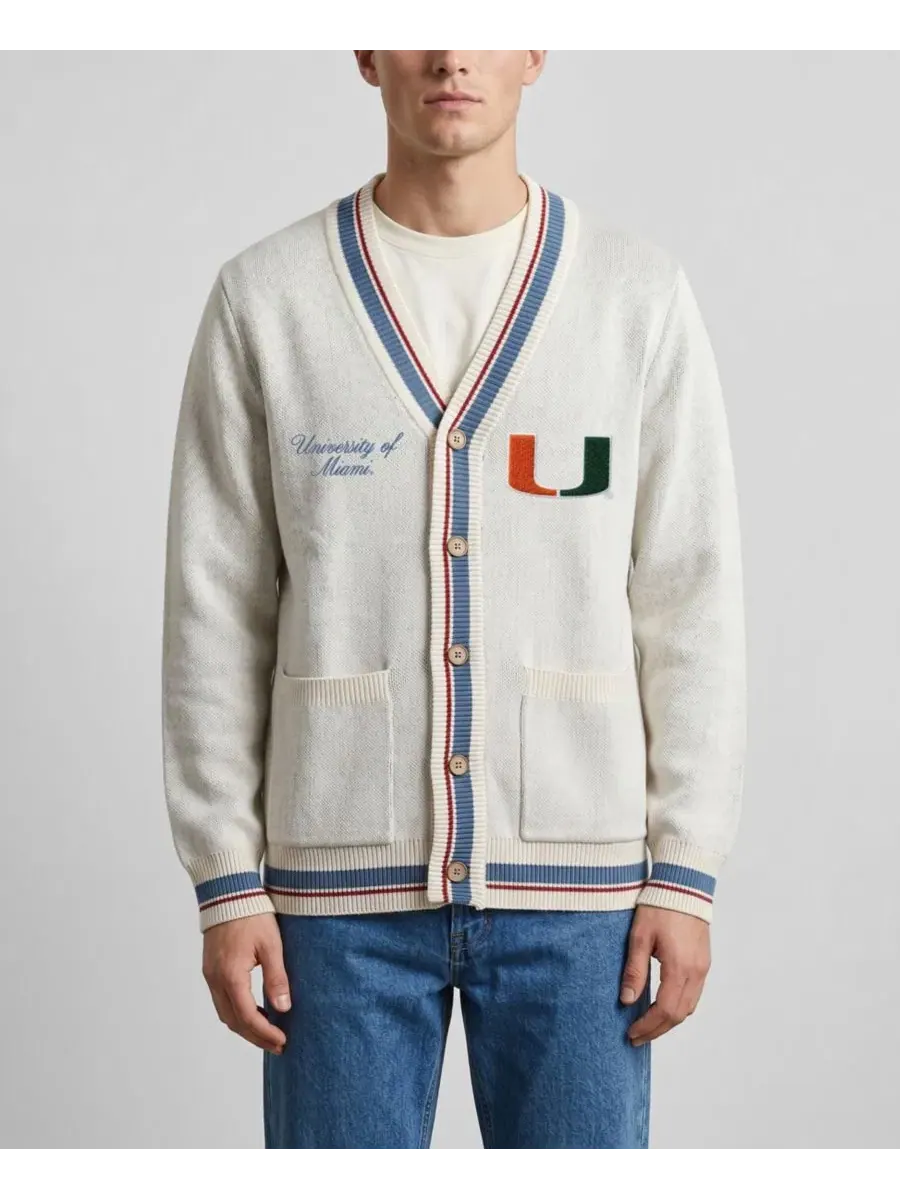 Кардиган на пуговицах с принтом Americana Striped Uscape Apparel — изображение 1 из 2, прозрачный