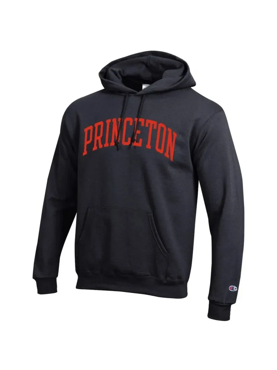 Толстовка Champion Princeton Tigers Basic Arch Fleece Pullover Hoodie — изображение 2 из 3, черный