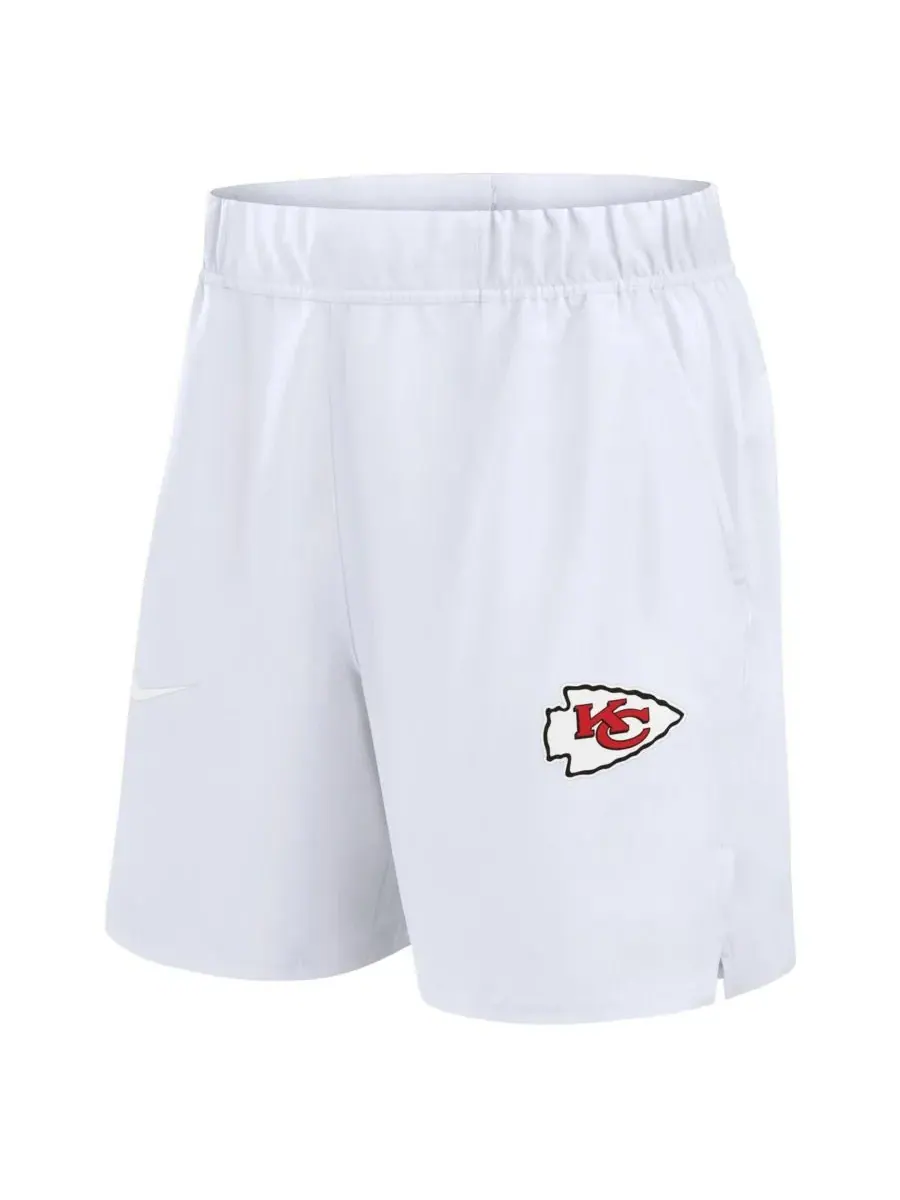 Nike Мужские белые шорты Kansas City Chiefs Blitz Victory Performance Shorts — изображение 3 из 3, белый