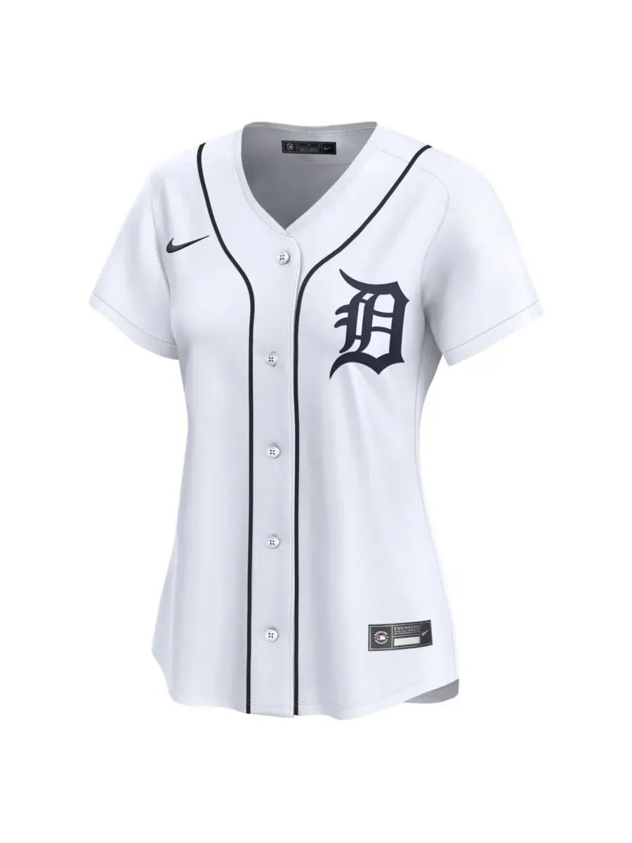 Nike Женская белая домашняя футболка игрока команды Detroit Tigers от Райли Грин (лимитированная — изображение 3 из 3, белый