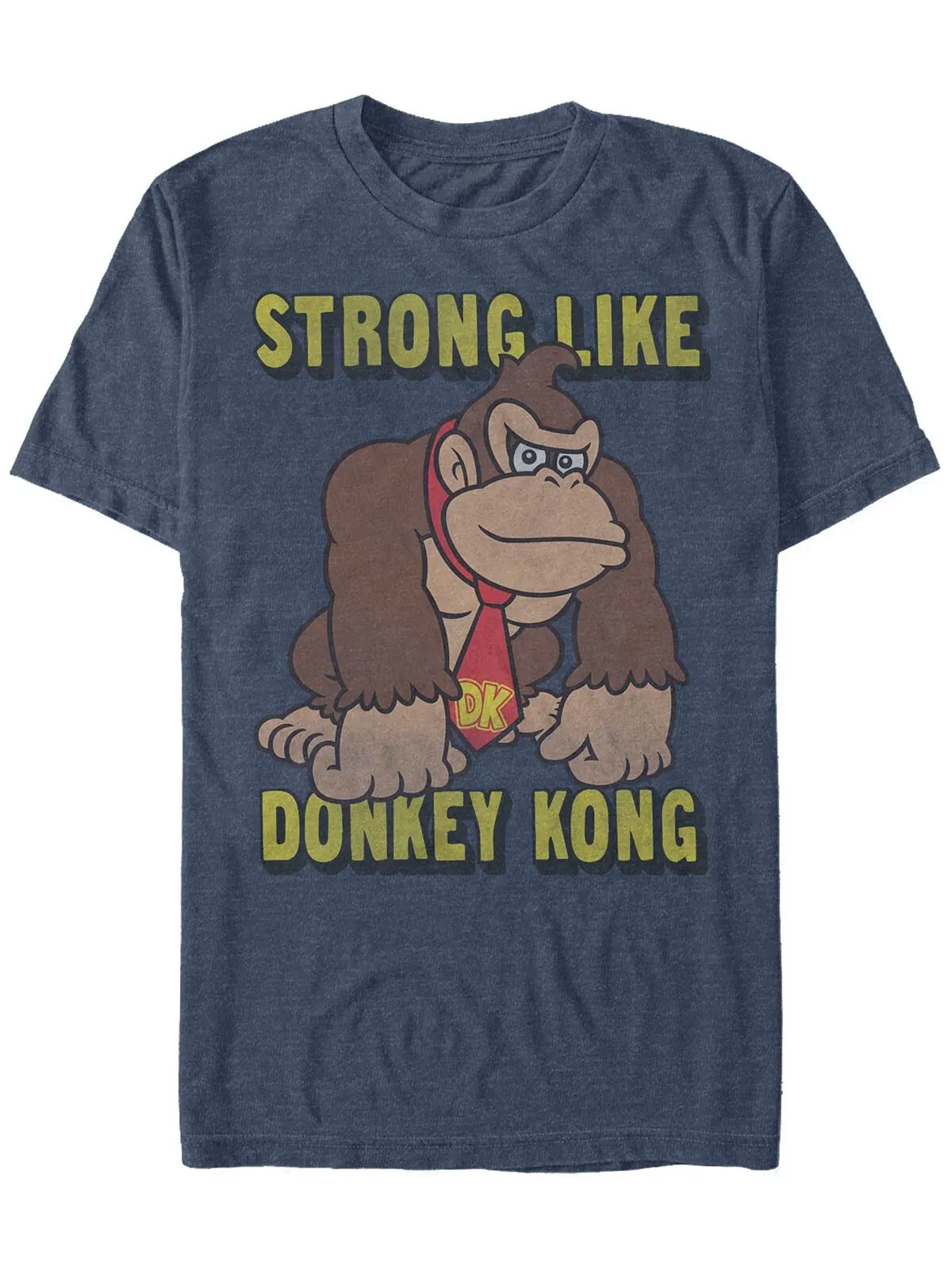 Мужская футболка с коротким рукавом nintendo donkey kong strong like donkey kong Fifth Sun — изображение 1 из 1, темно-синий