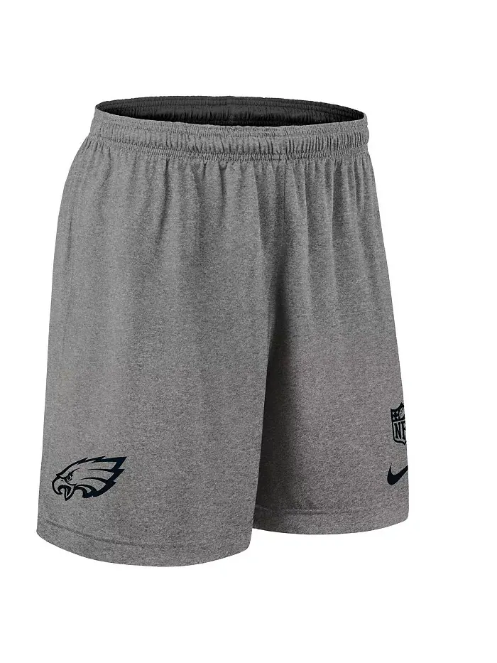 Мужские черные шорты Philadelphia Eagles Sideline Reversible Performance Nike — изображение 2 из 5
