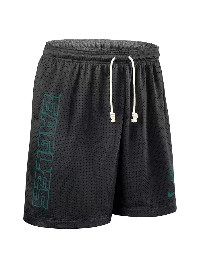 Мужские черные шорты Philadelphia Eagles Sideline Reversible Performance Nike — изображение 5 из 5