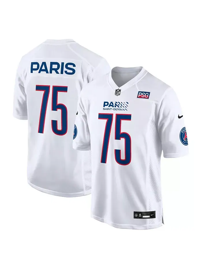 Мужская белая футболка Paris Saint-Germain 2025 Club World Cup X NFL Nike — изображение 1 из 8