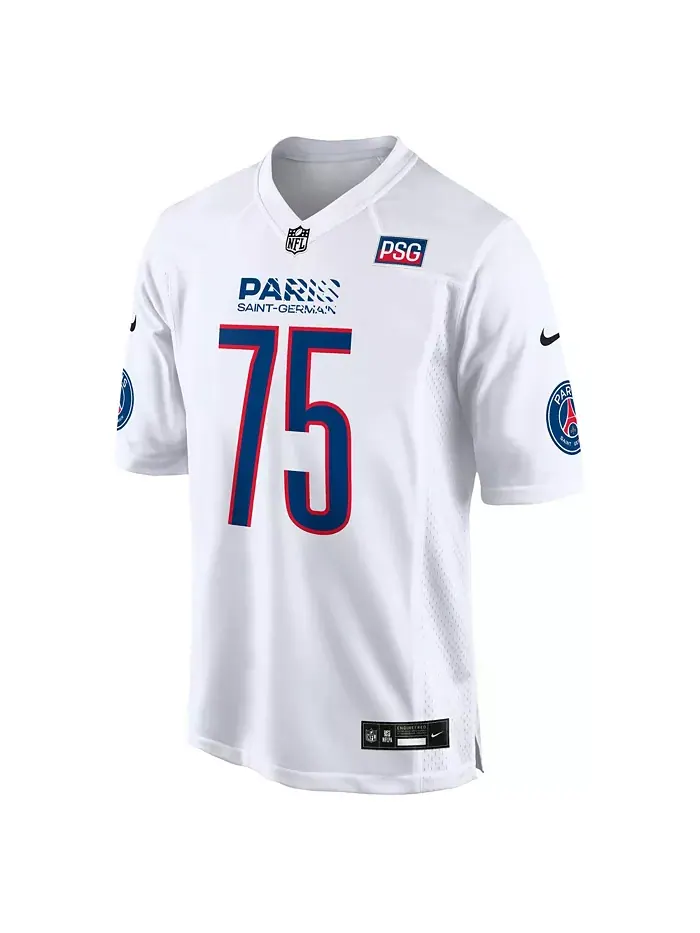 Мужская белая футболка Paris Saint-Germain 2025 Club World Cup X NFL Nike — изображение 2 из 8