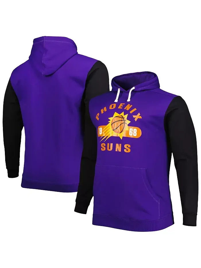 Мужская фиолетовая толстовка с капюшоном Big and Tall Bold Attack Phoenix Suns Fanatics — изображение 1 из 3