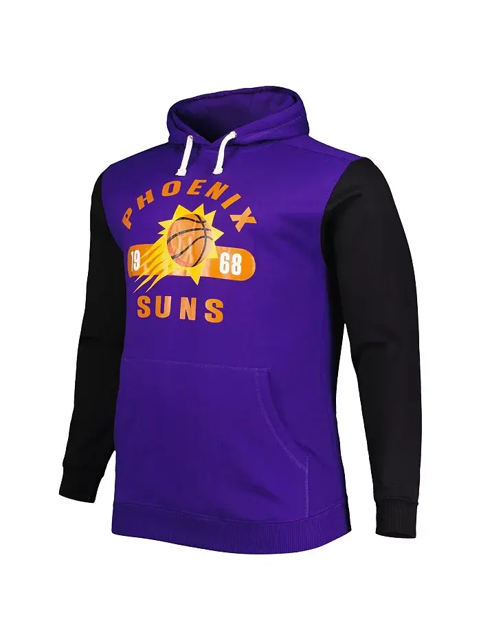 Мужская фиолетовая толстовка с капюшоном Big and Tall Bold Attack Phoenix Suns Fanatics — изображение 3 из 3