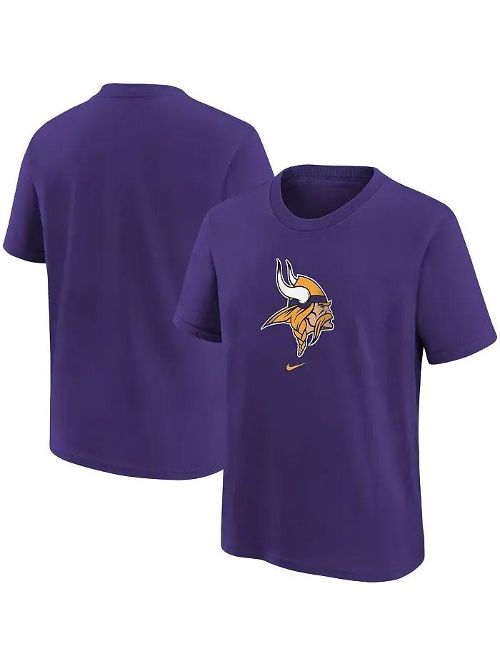 Футболка Big Boys Purple с логотипом Minnesota Vikings Nike — изображение 1 из 3