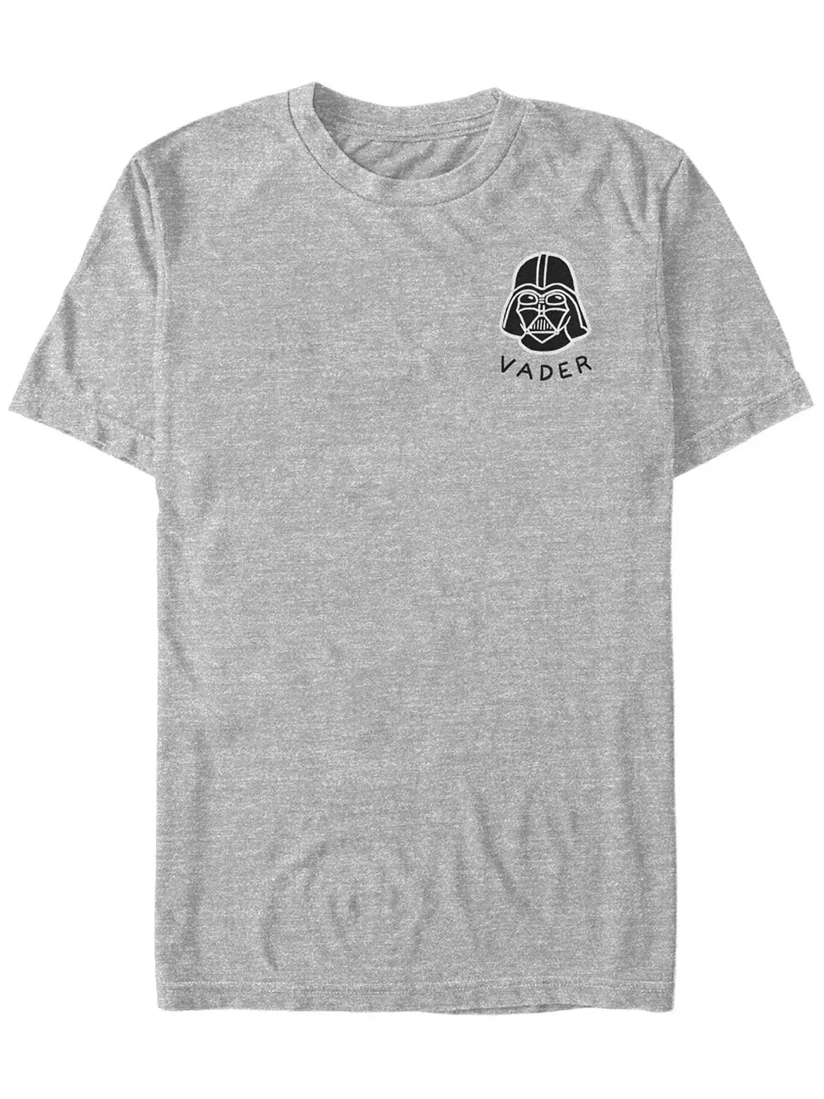 Звездные войны мужская футболка с коротким рукавом darth vader small helmet patch Fifth Sun — изображение 1 из 1, серый