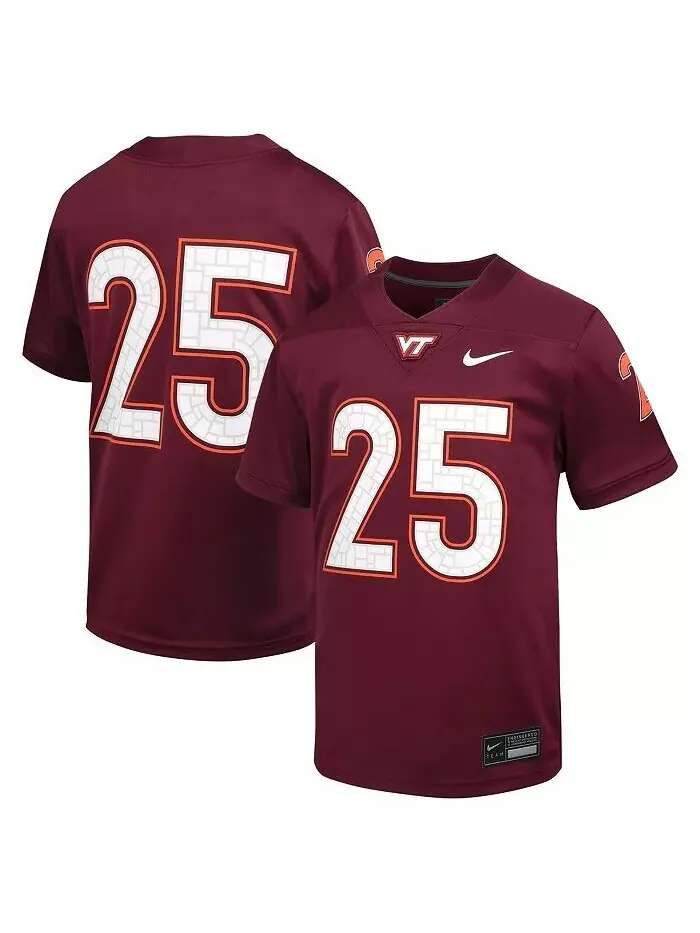 Футбольная майка Toddler 25 Maroon Virginia Tech Hokies Untouchable Replica Nike