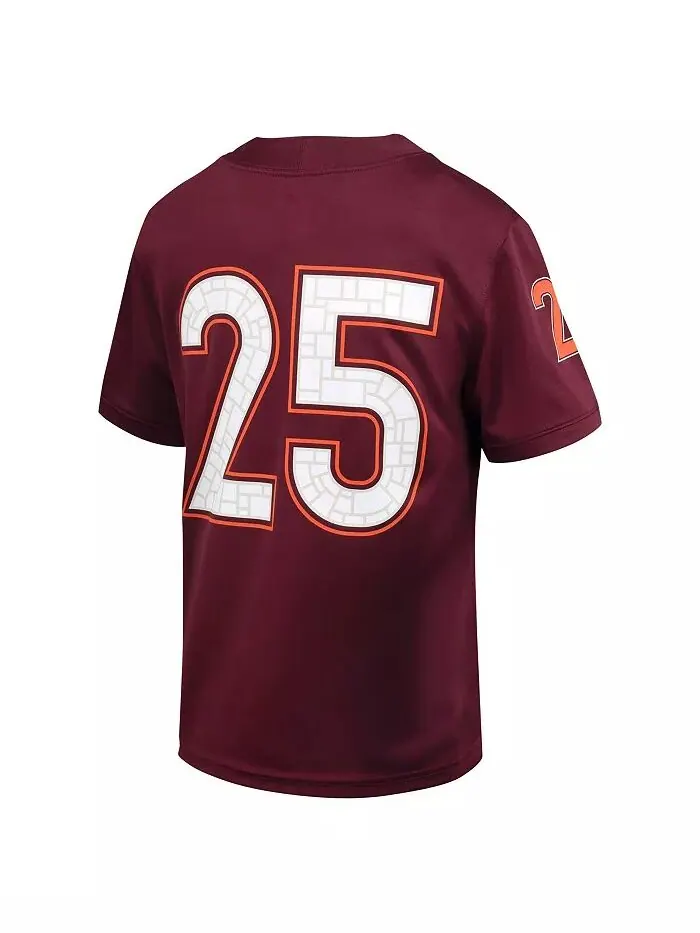 Футбольная майка Toddler 25 Maroon Virginia Tech Hokies Untouchable Replica Nike — изображение 2 из 3