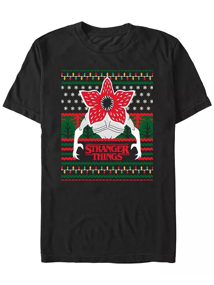 Мужская футболка с коротким рукавом Demogorgon Ugly Christmas Fifth Sun — изображение 1 из 2