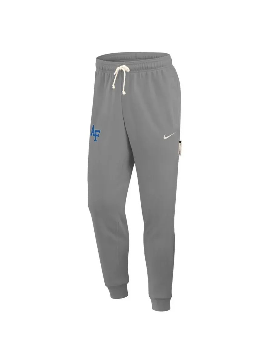 Nike Мужские брюки Air Force Falcons 2025 Sideline Performance Taper серого цвета, цвет меланж — изображение 3 из 3