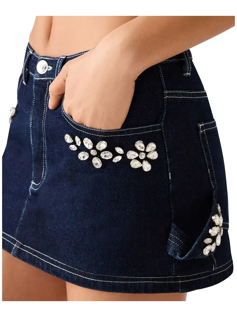 Женская облегающая юбка Briellia Steve Madden, Dover Wash — изображение 4 из 5