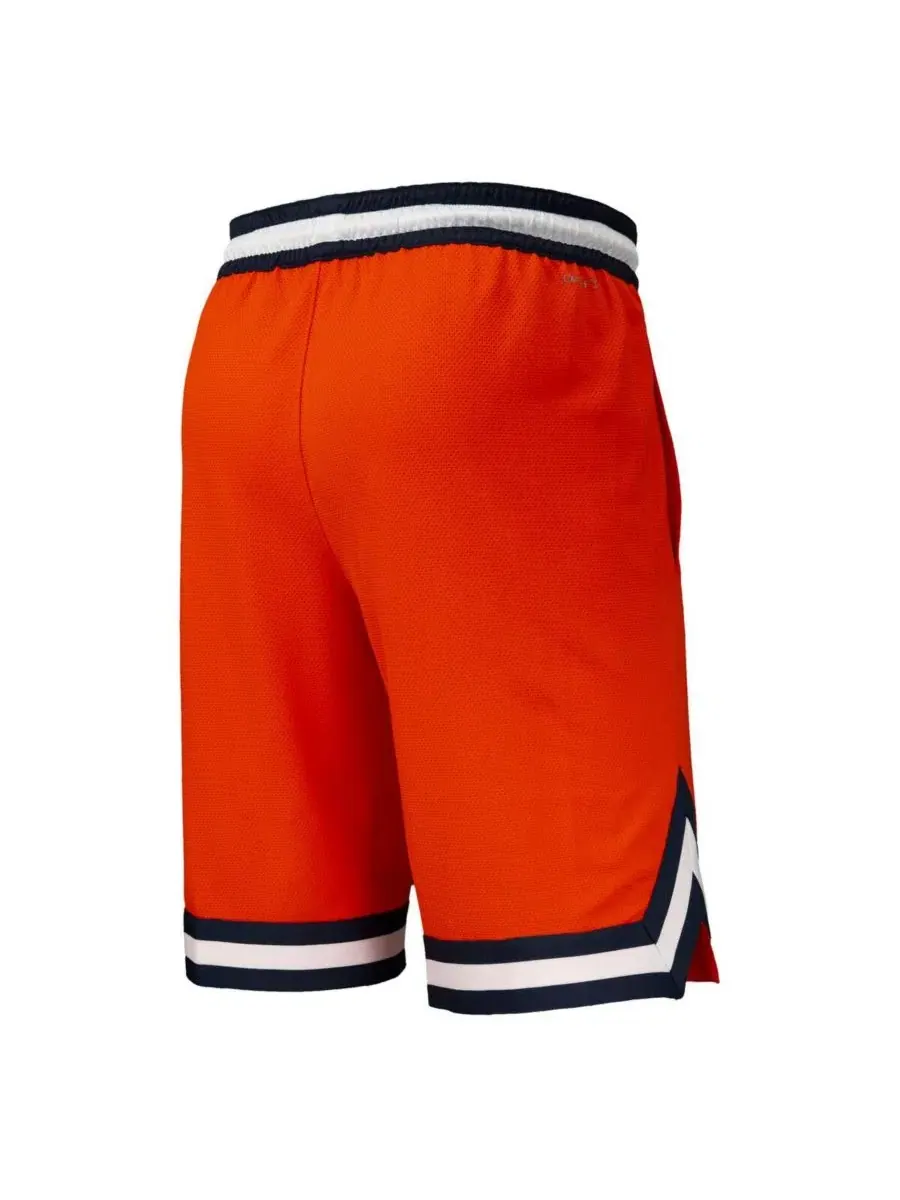 Мужские оранжевые баскетбольные шорты Virginia Cavaliers Dri-FIT (реплика) Nike — изображение 3 из 3, оранжевый