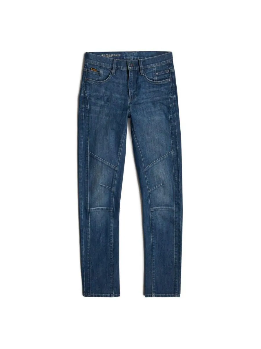 Женские джинсы Ace 2 Biker Slim Straight Jeans G-Star, Worn in blizzard — изображение 3 из 6
