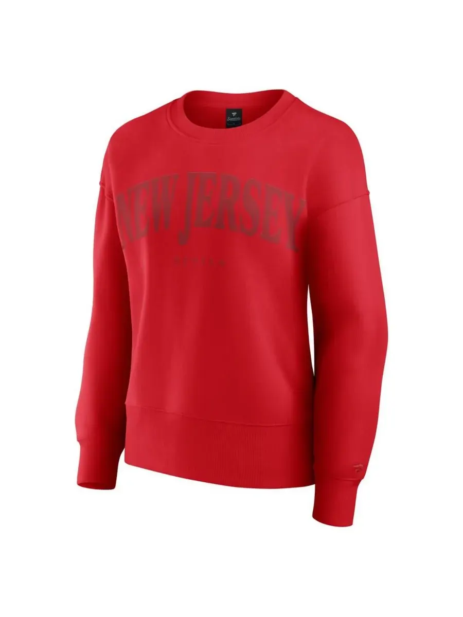 Fanatics Женская красная толстовка-пуловер New Jersey Devils Elements Flow — изображение 2 из 5, красный