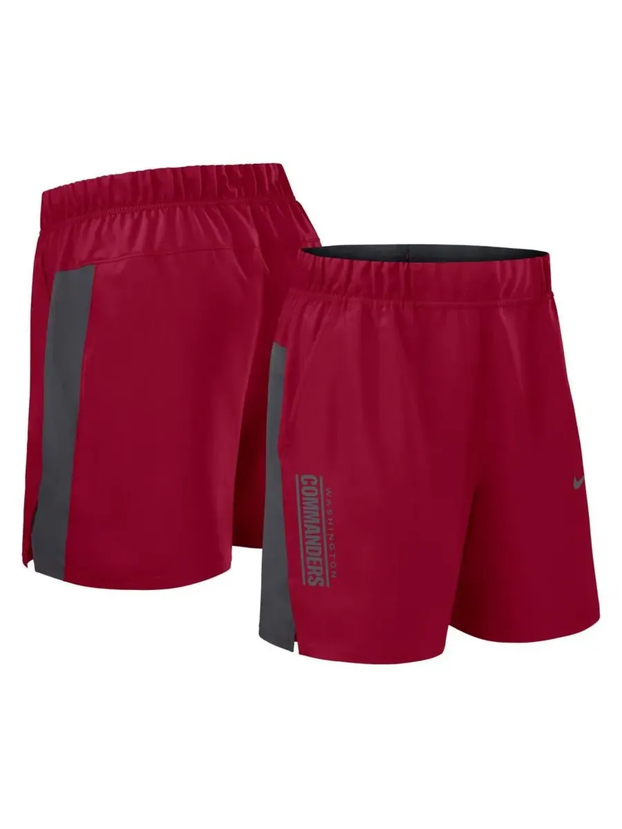 Nike Мужские шорты Washington Commanders Woven Victory Performance Shorts бордового цвета
