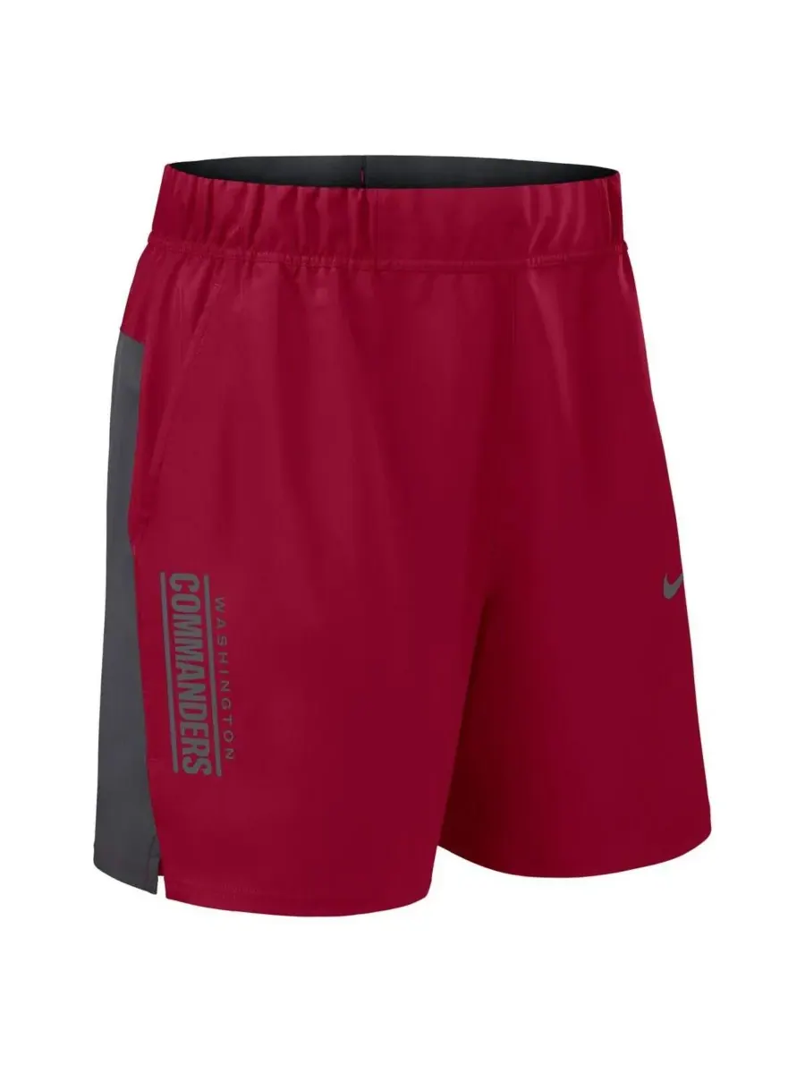 Nike Мужские шорты Washington Commanders Woven Victory Performance Shorts бордового цвета — изображение 3 из 3, бордовый