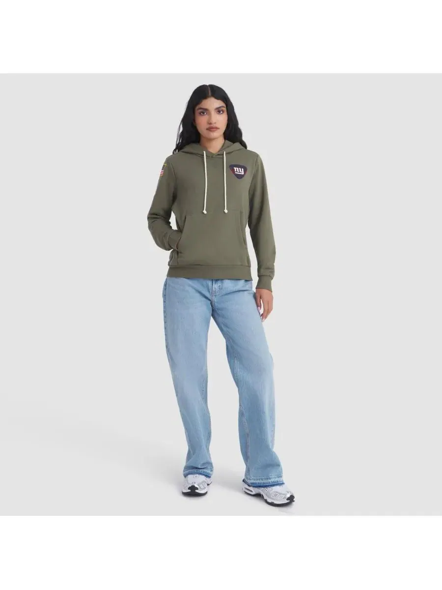 Nike Женская толстовка Olive New York Giants 2025 Salute to Service Sideline Standard Issue Dri-FIT — изображение 3 из 3