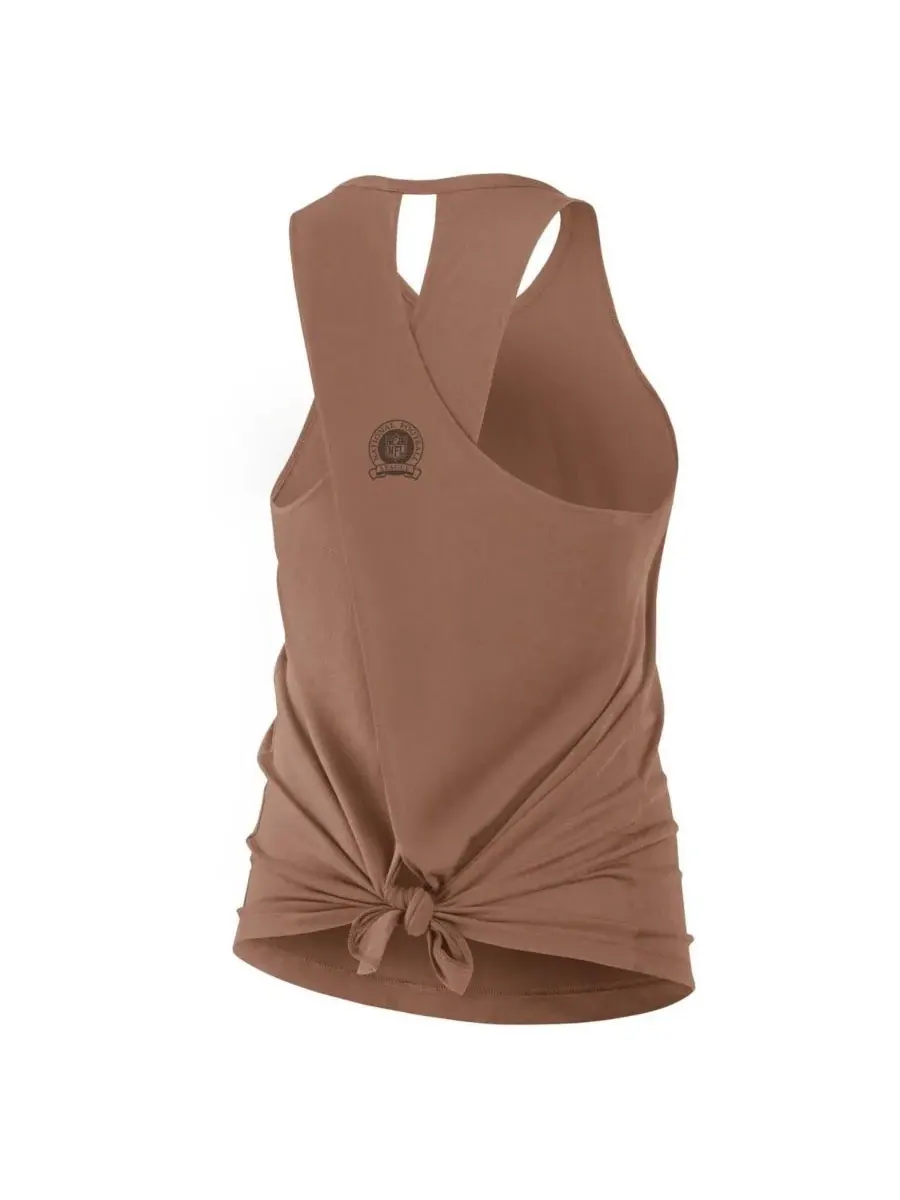 Nike Женская коричневая майка-топ Cleveland Browns Glory Crisscross Performance Tank Top — изображение 5 из 5, коричневый