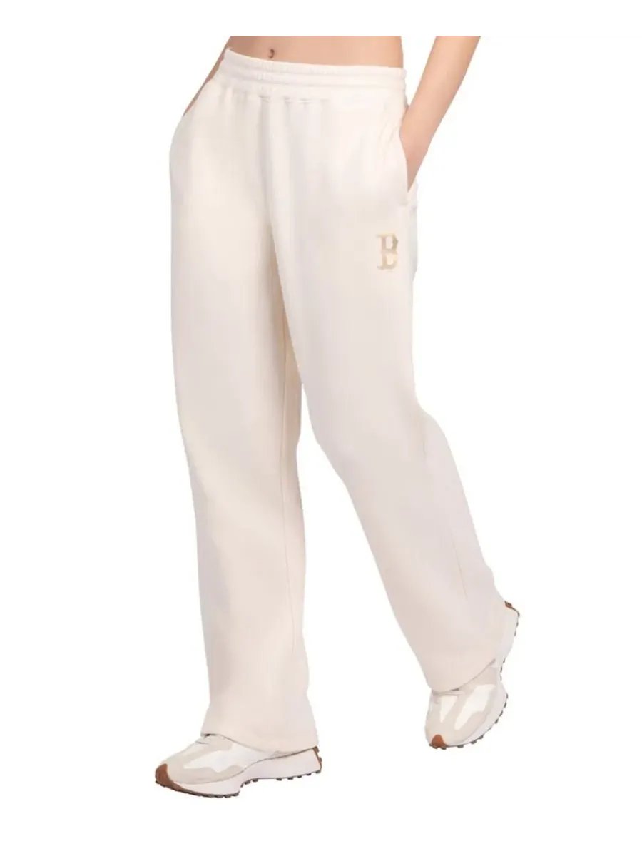 Флисовые брюки с высокой посадкой Pastel High Waisted Fleece Pants Starter — изображение 1 из 3, бежевый