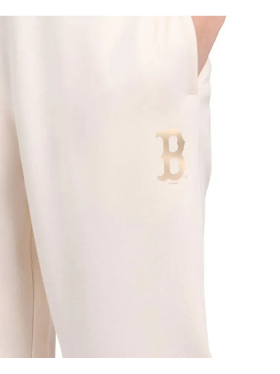 Флисовые брюки с высокой посадкой Pastel High Waisted Fleece Pants Starter — изображение 3 из 3, бежевый