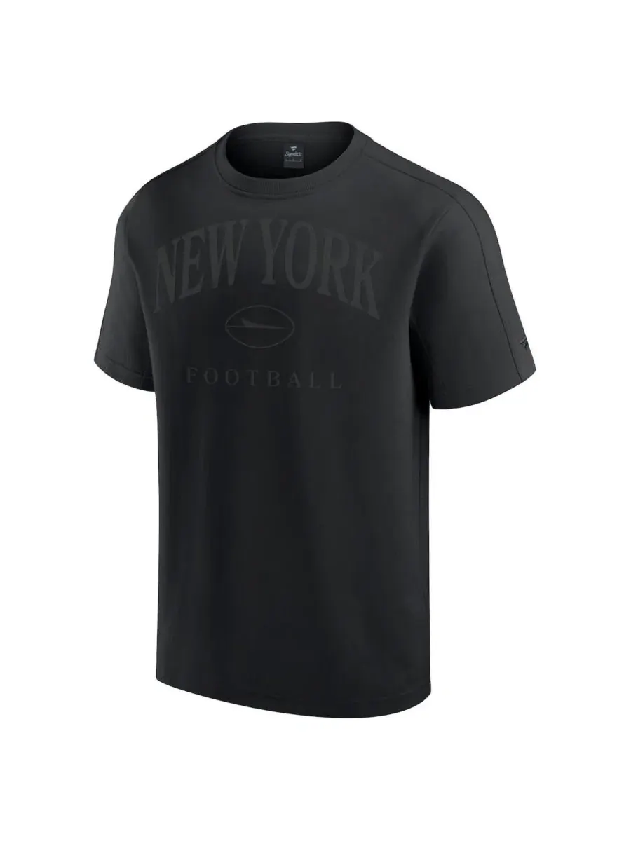 Футболка с принтом New York Jets Elements Flex Tri-Blend Fanatics — изображение 2 из 2, черный