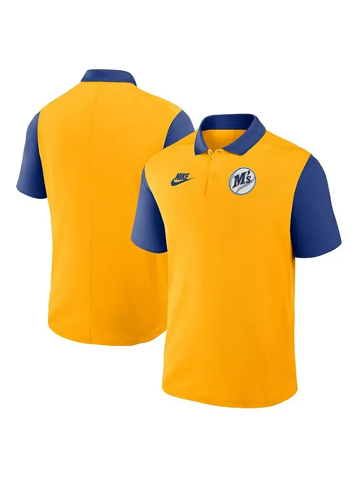 Мужская поло с цветными блоками Victory Performance Seattle Mariners Cooperstown Collection — изображение 1 из 3