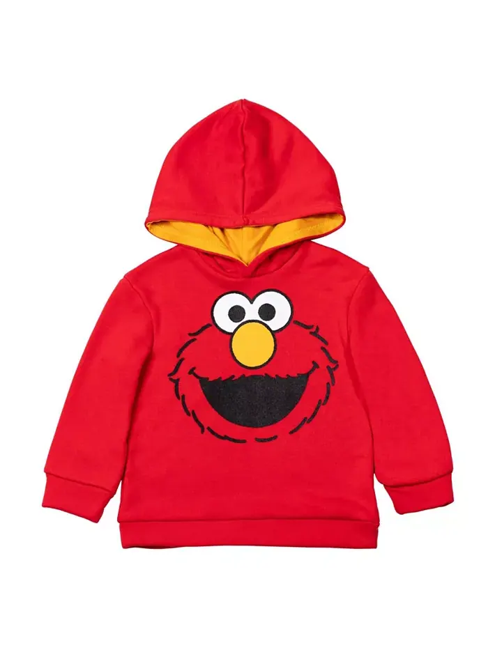 Детский флисовый худи с капюшоном для мальчиков Sesame Street