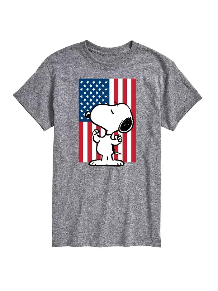 Футболка мужская с коротким рукавом Hybrid Apparel Peanuts Flag AIRWAVES — изображение 1 из 3