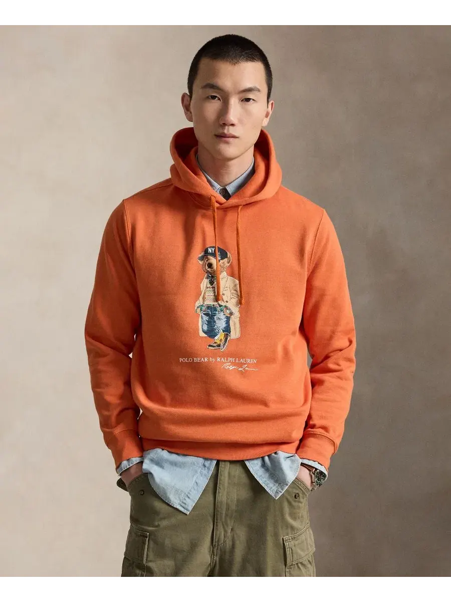 Худи с длинным рукавом Polo Bear Polo Ralph Lauren, Solar Sky-Heritage Bear — изображение 1 из 6