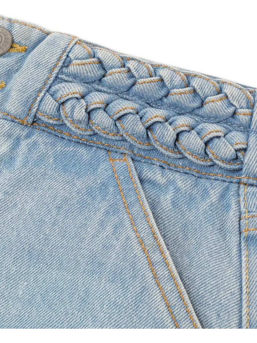 Джинсы Levi's с высокой посадкой и плетеным поясом, с завышенной талией, модель Braided High Rise — изображение 3 из 4