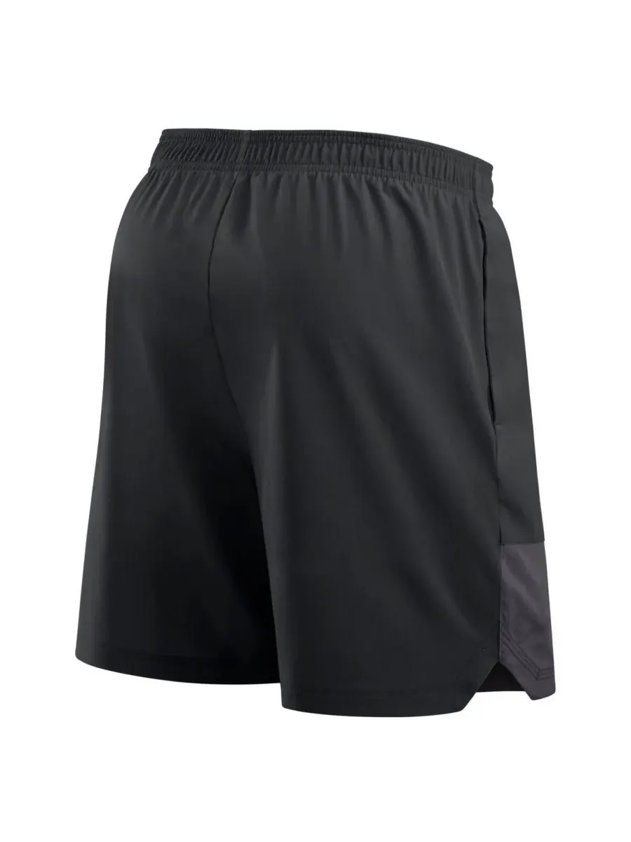 Nike Мужские черные шорты для игры на поле команды Wake Forest Demon Deacons 2025 Sideline — изображение 3 из 3, черный